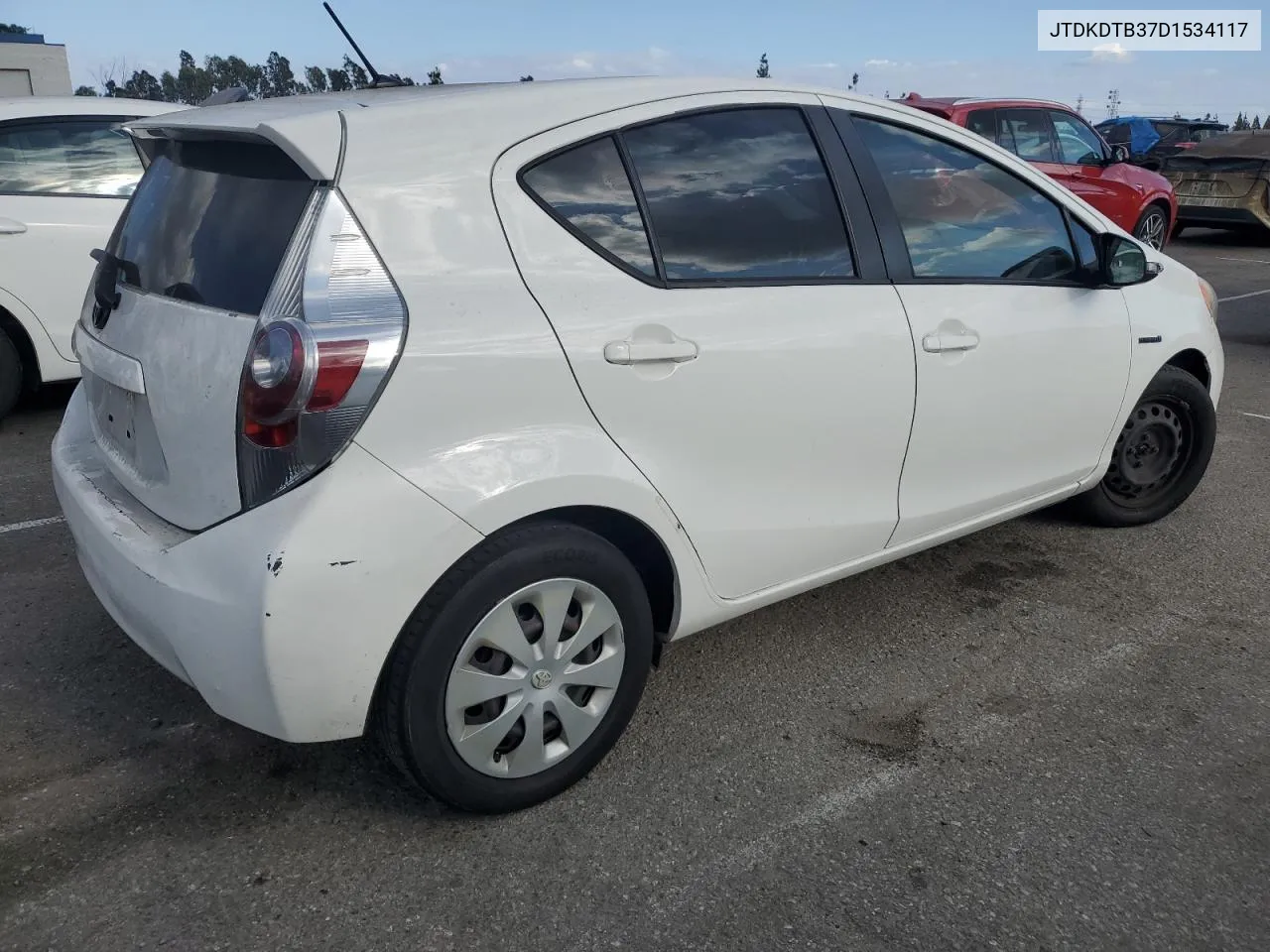 2013 Toyota Prius C VIN: JTDKDTB37D1534117 Lot: 71575254