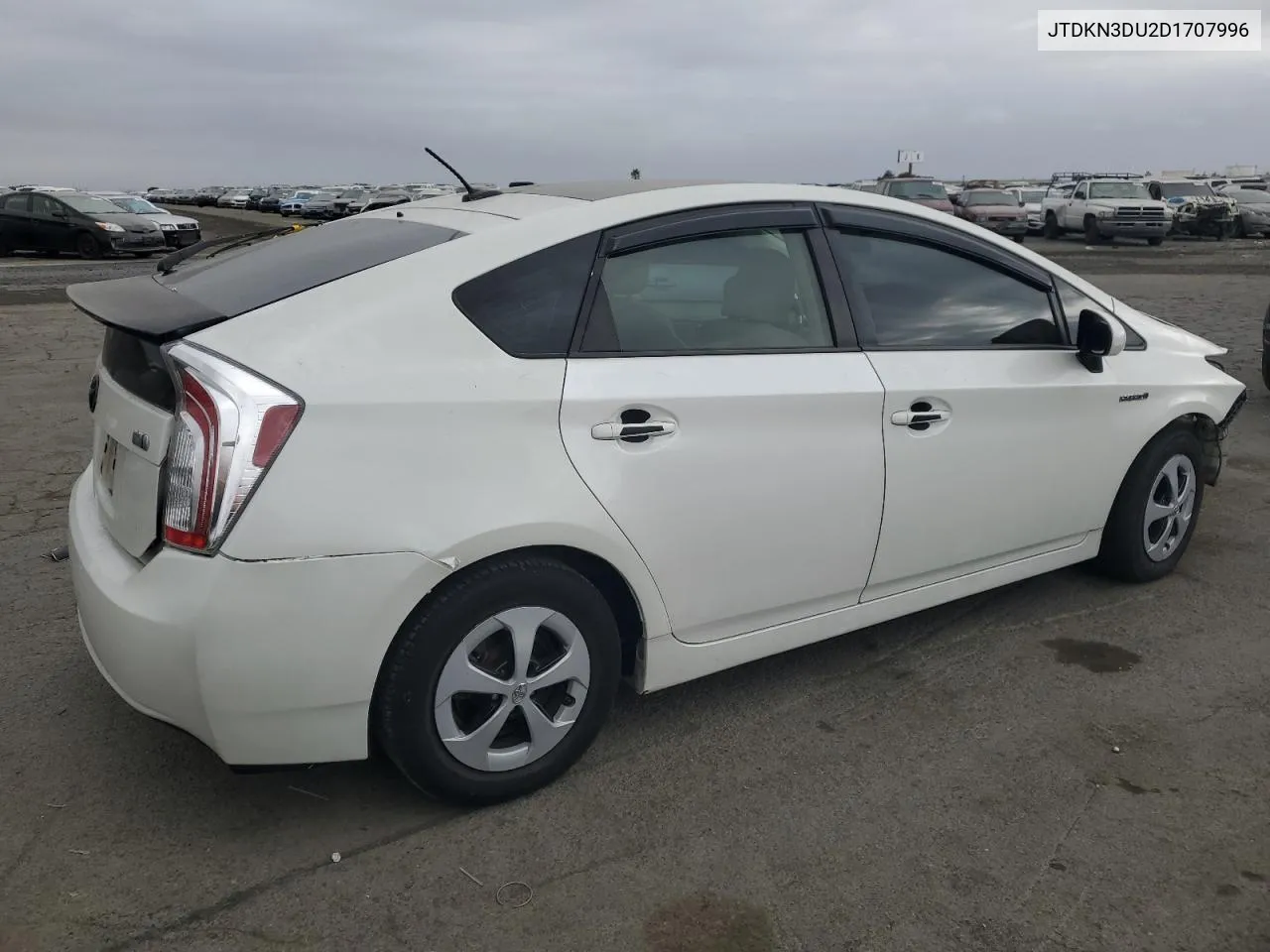 2013 Toyota Prius VIN: JTDKN3DU2D1707996 Lot: 71679974