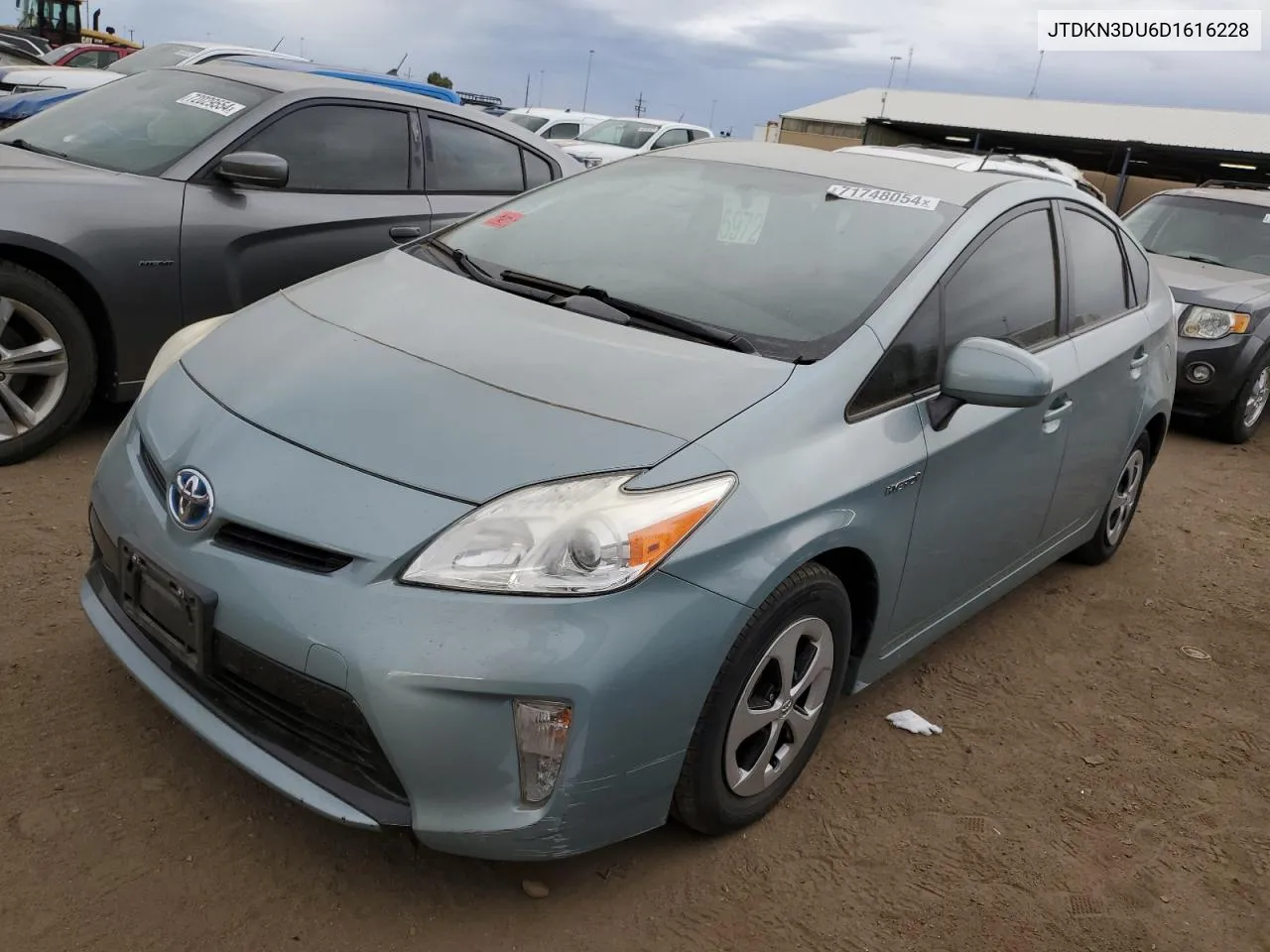 2013 Toyota Prius VIN: JTDKN3DU6D1616228 Lot: 71748054