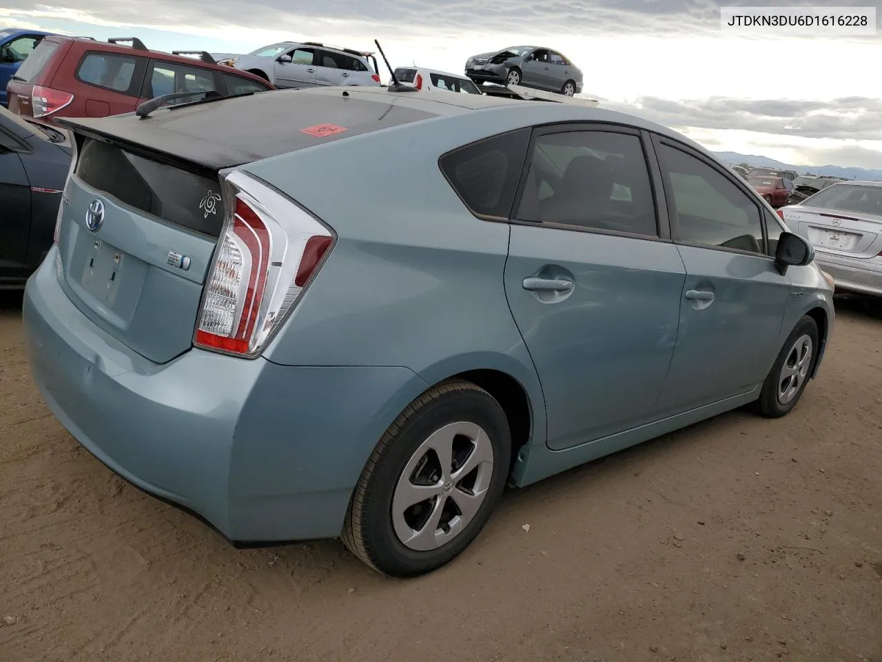 2013 Toyota Prius VIN: JTDKN3DU6D1616228 Lot: 71748054