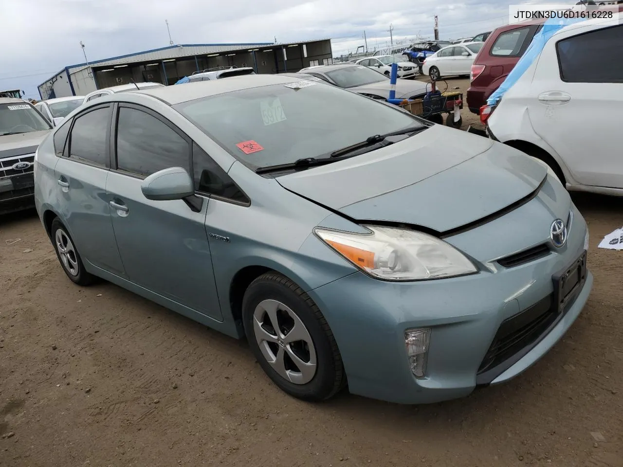 JTDKN3DU6D1616228 2013 Toyota Prius