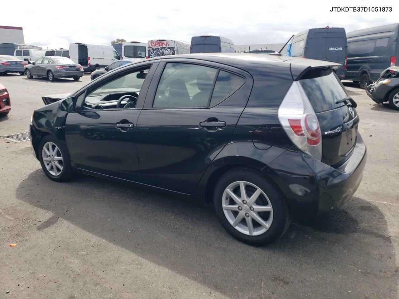 2013 Toyota Prius C VIN: JTDKDTB37D1051873 Lot: 71792884