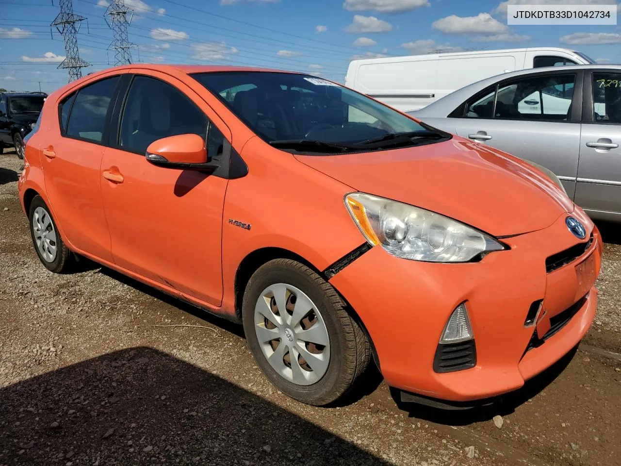 JTDKDTB33D1042734 2013 Toyota Prius C