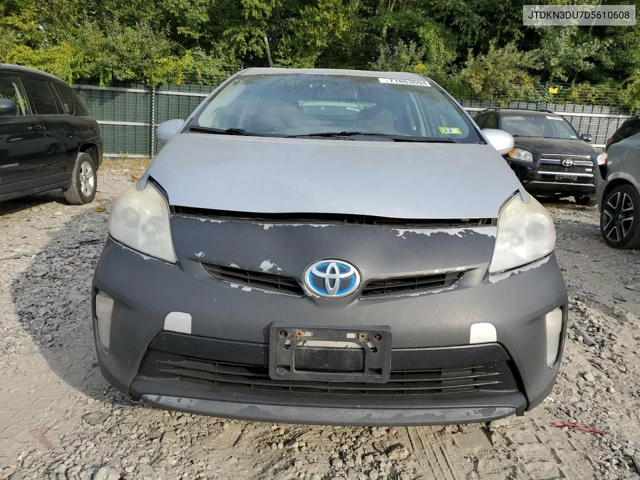 2013 Toyota Prius VIN: JTDKN3DU7D5610608 Lot: 71863694