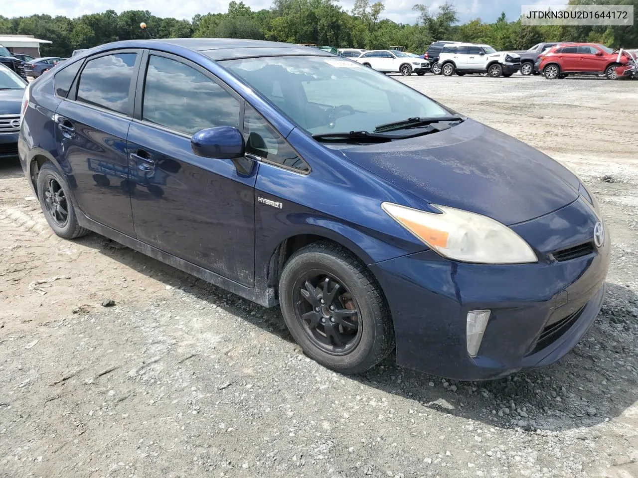 2013 Toyota Prius VIN: JTDKN3DU2D1644172 Lot: 71929694