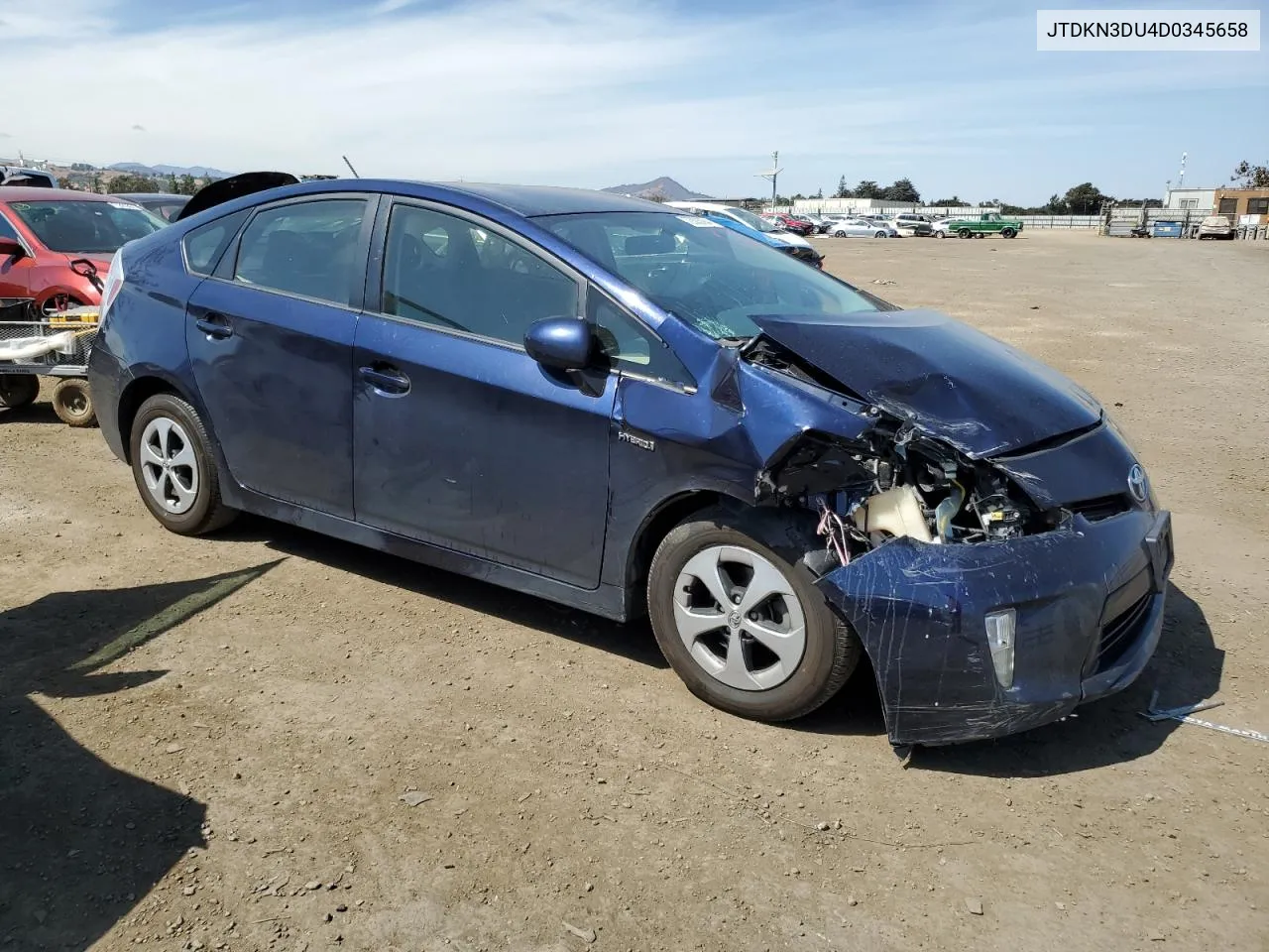 JTDKN3DU4D0345658 2013 Toyota Prius