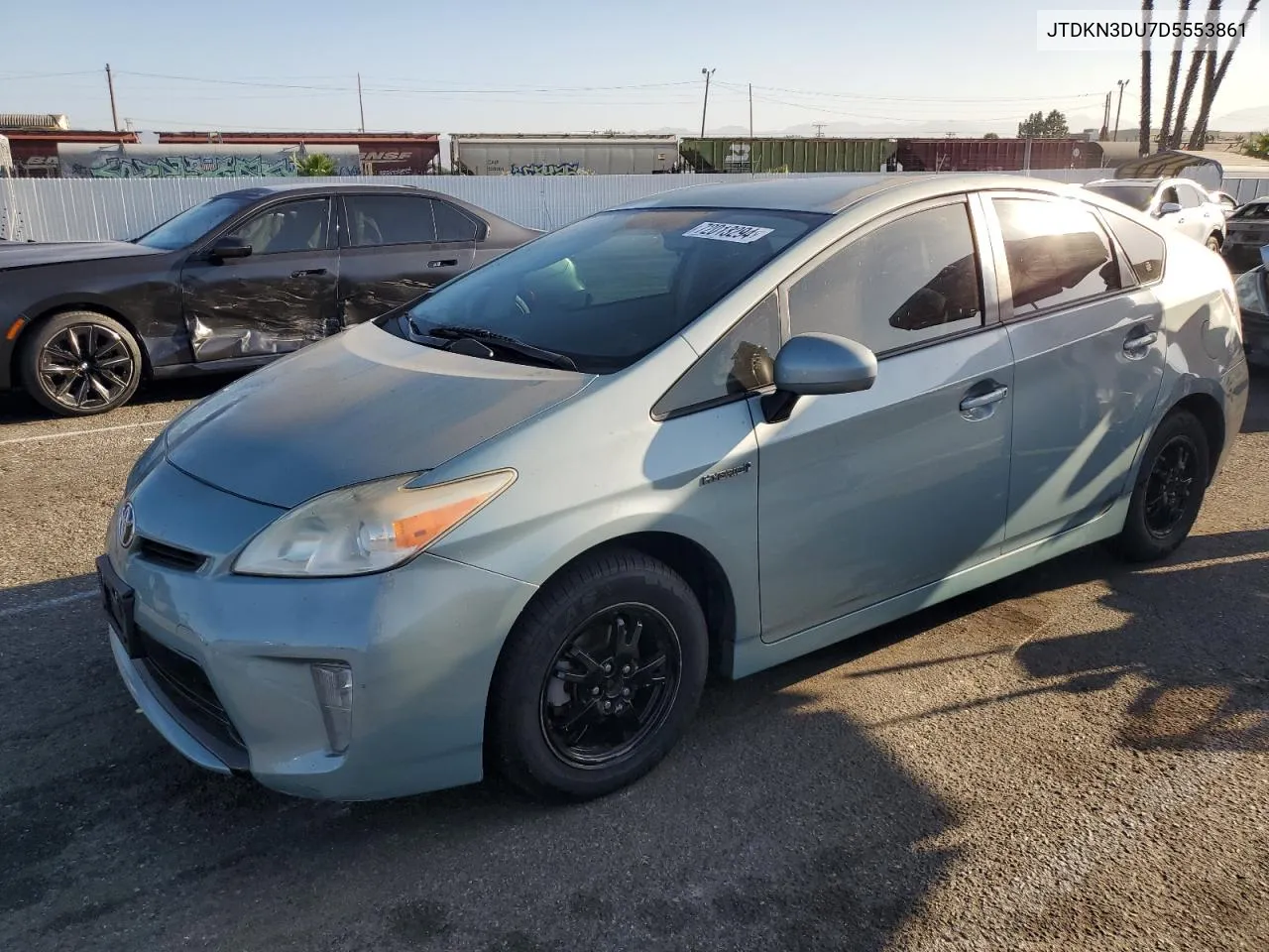 2013 Toyota Prius VIN: JTDKN3DU7D5553861 Lot: 72013294