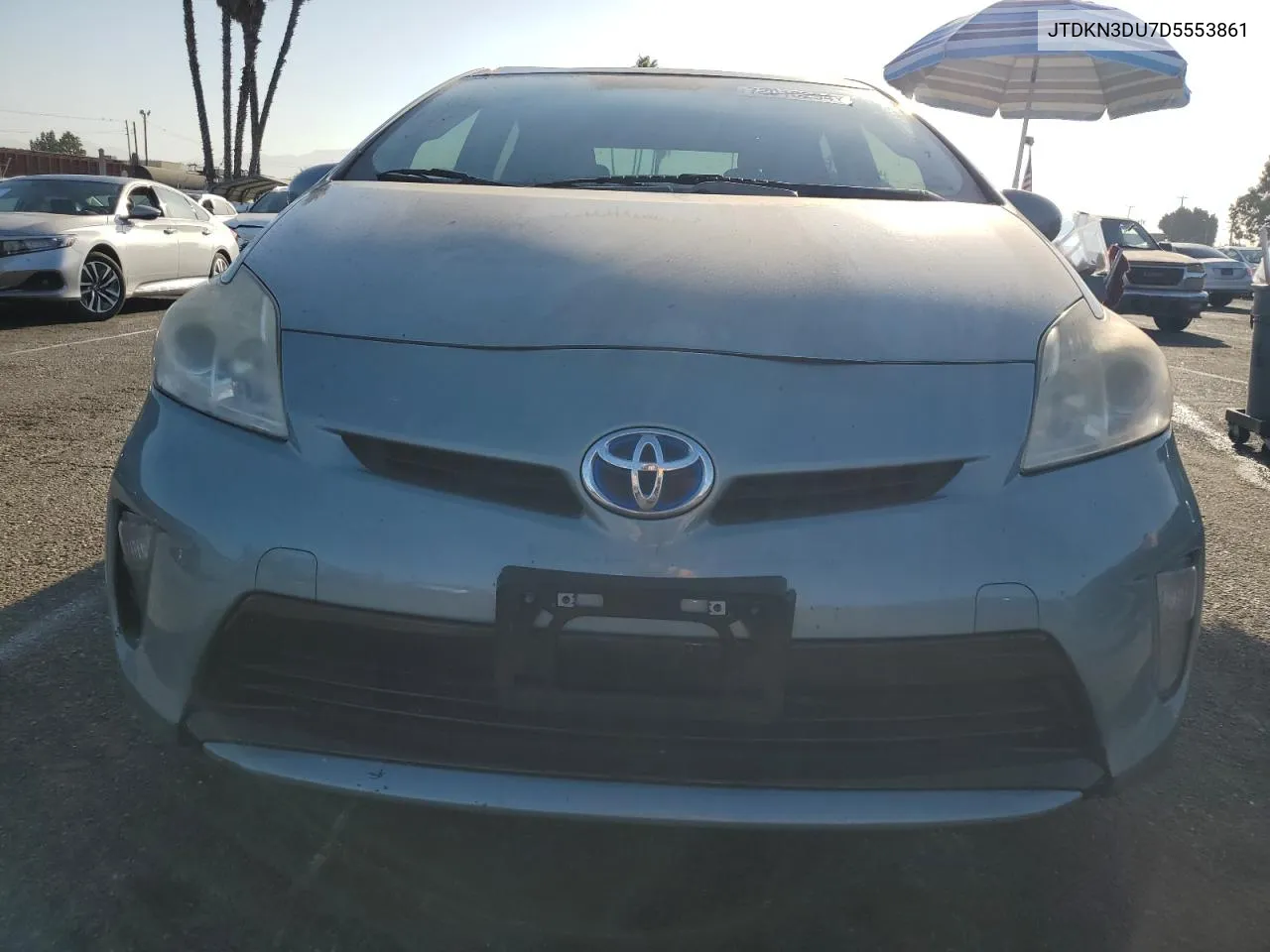 2013 Toyota Prius VIN: JTDKN3DU7D5553861 Lot: 72013294