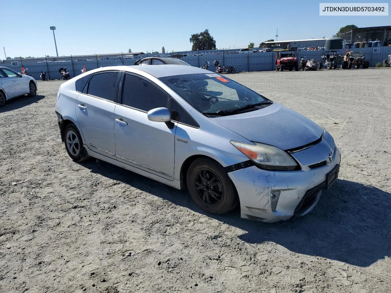 JTDKN3DU8D5703492 2013 Toyota Prius