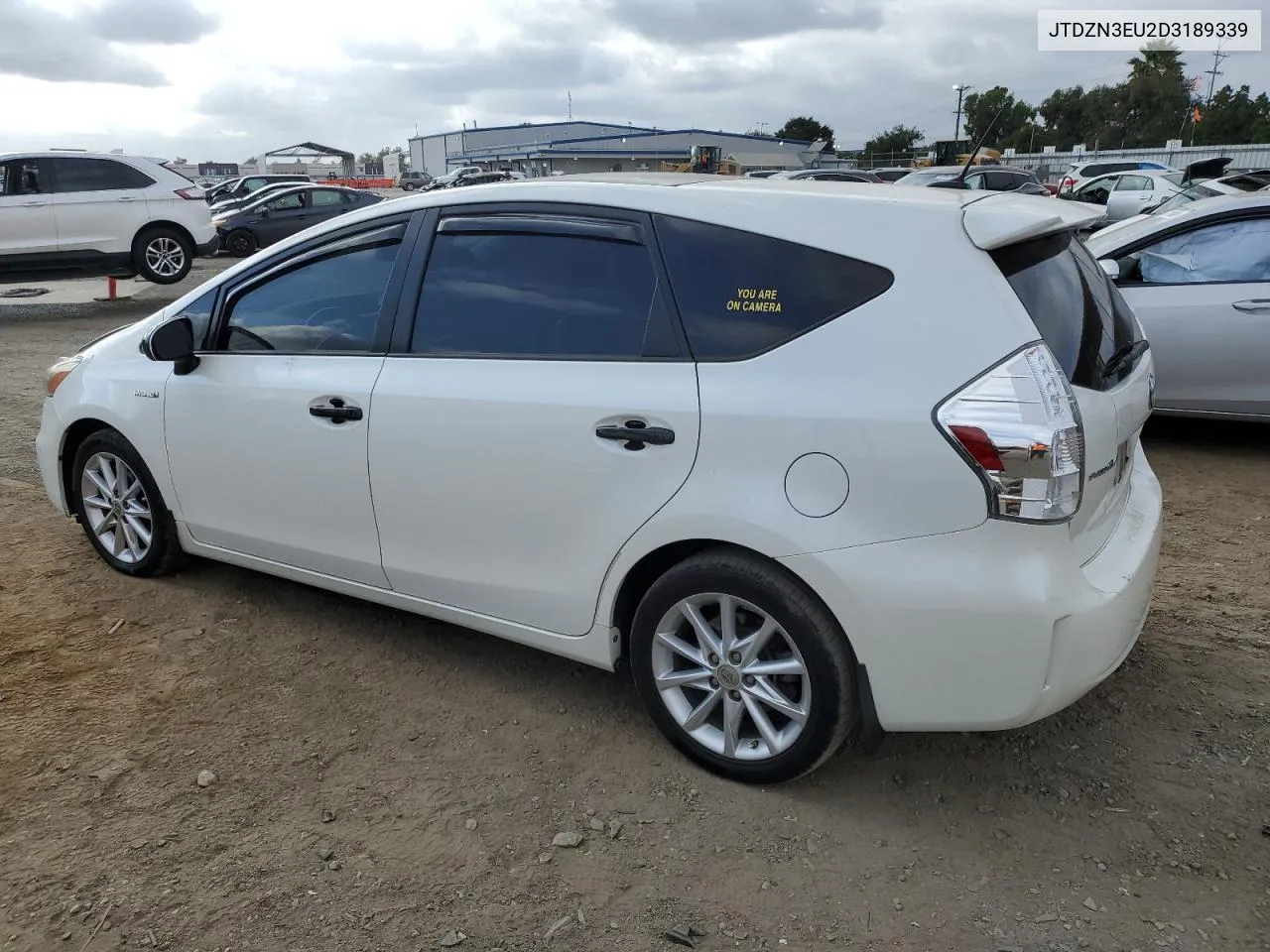 2013 Toyota Prius V VIN: JTDZN3EU2D3189339 Lot: 72201734