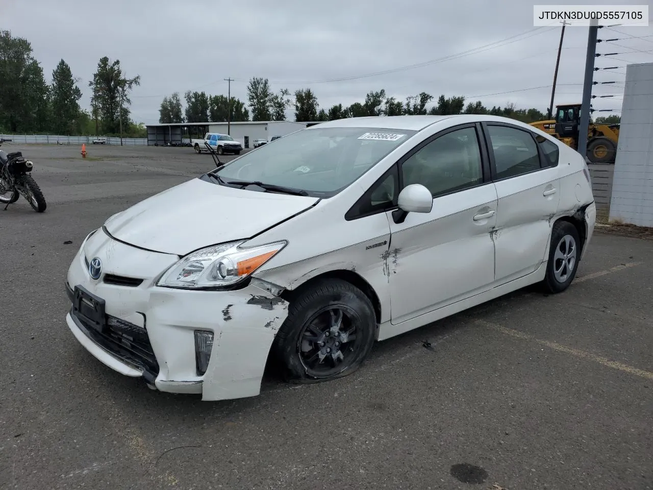 JTDKN3DU0D5557105 2013 Toyota Prius