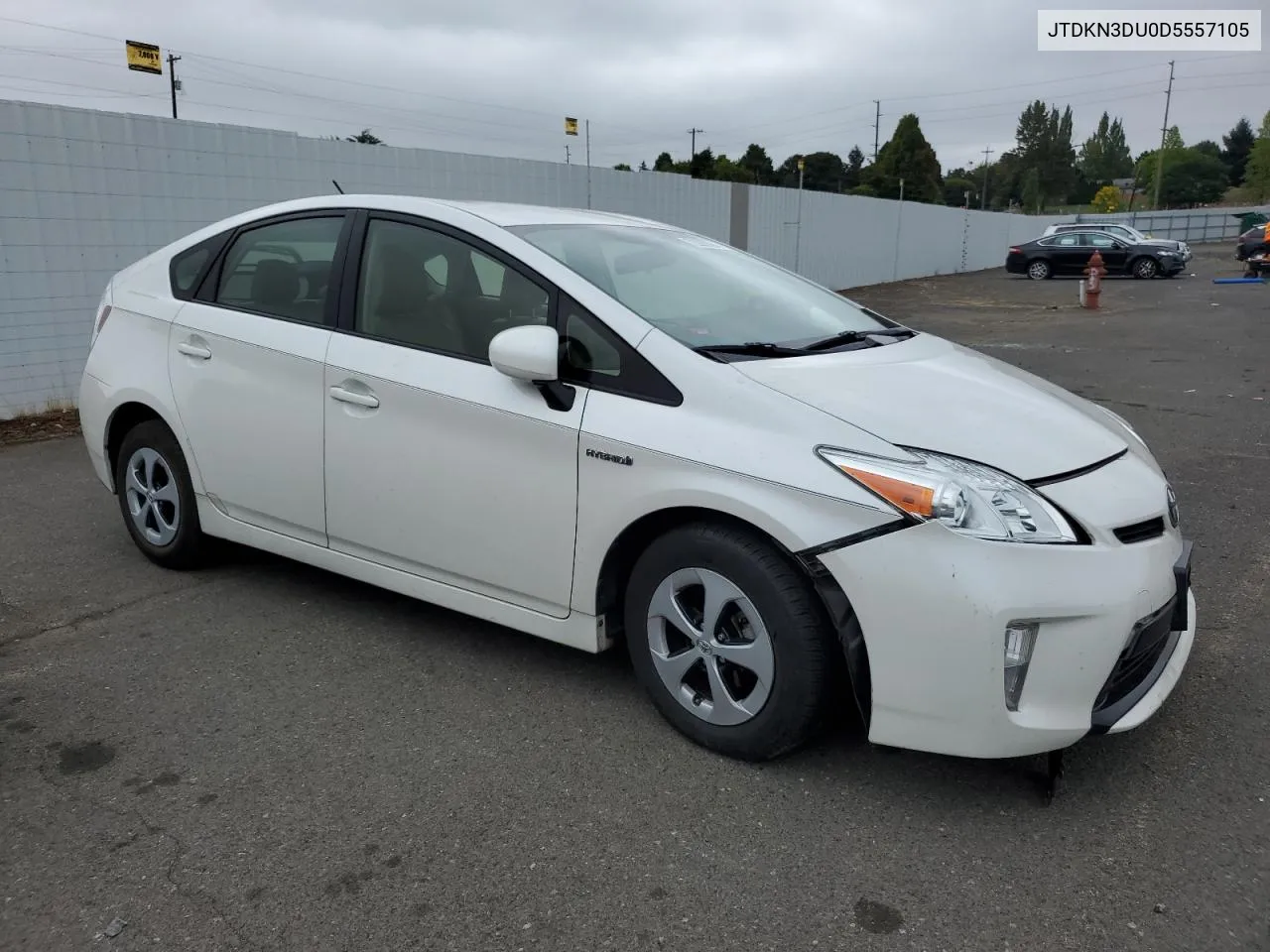 2013 Toyota Prius VIN: JTDKN3DU0D5557105 Lot: 72285624