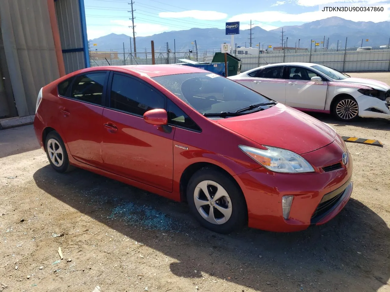 JTDKN3DU9D0347860 2013 Toyota Prius