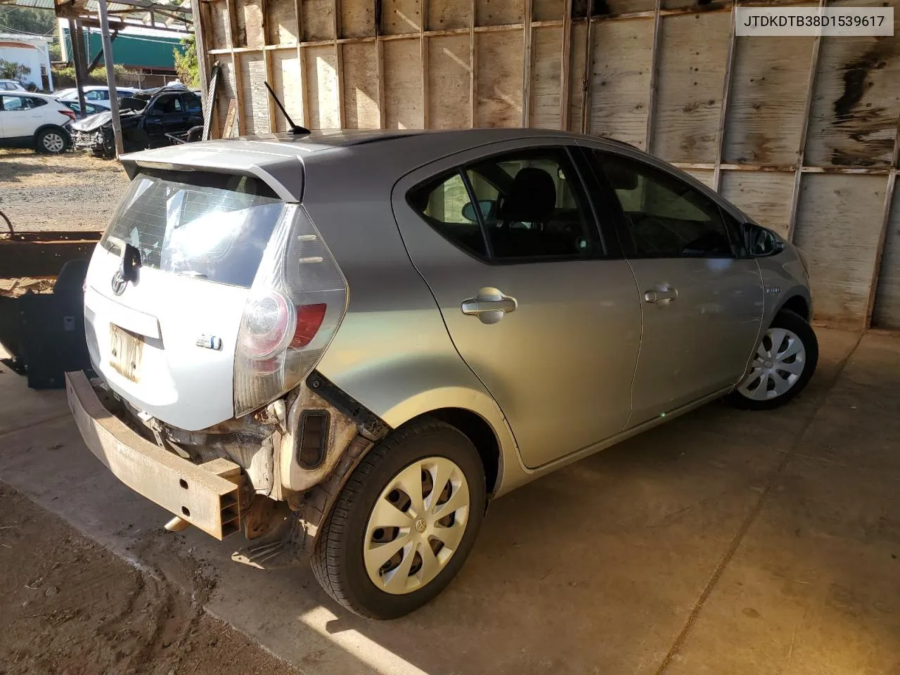 2013 Toyota Prius C VIN: JTDKDTB38D1539617 Lot: 72416184