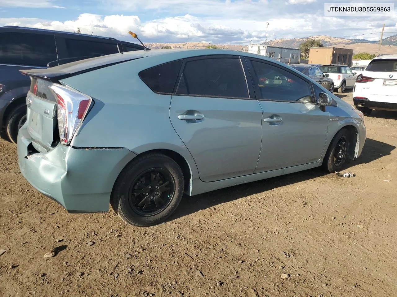 2013 Toyota Prius VIN: JTDKN3DU3D5569863 Lot: 72435984