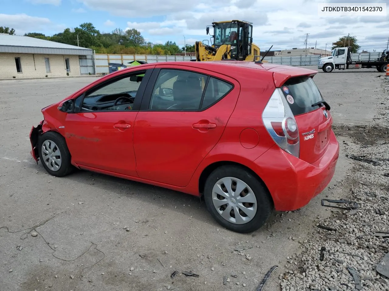 2013 Toyota Prius C VIN: JTDKDTB34D1542370 Lot: 72497534