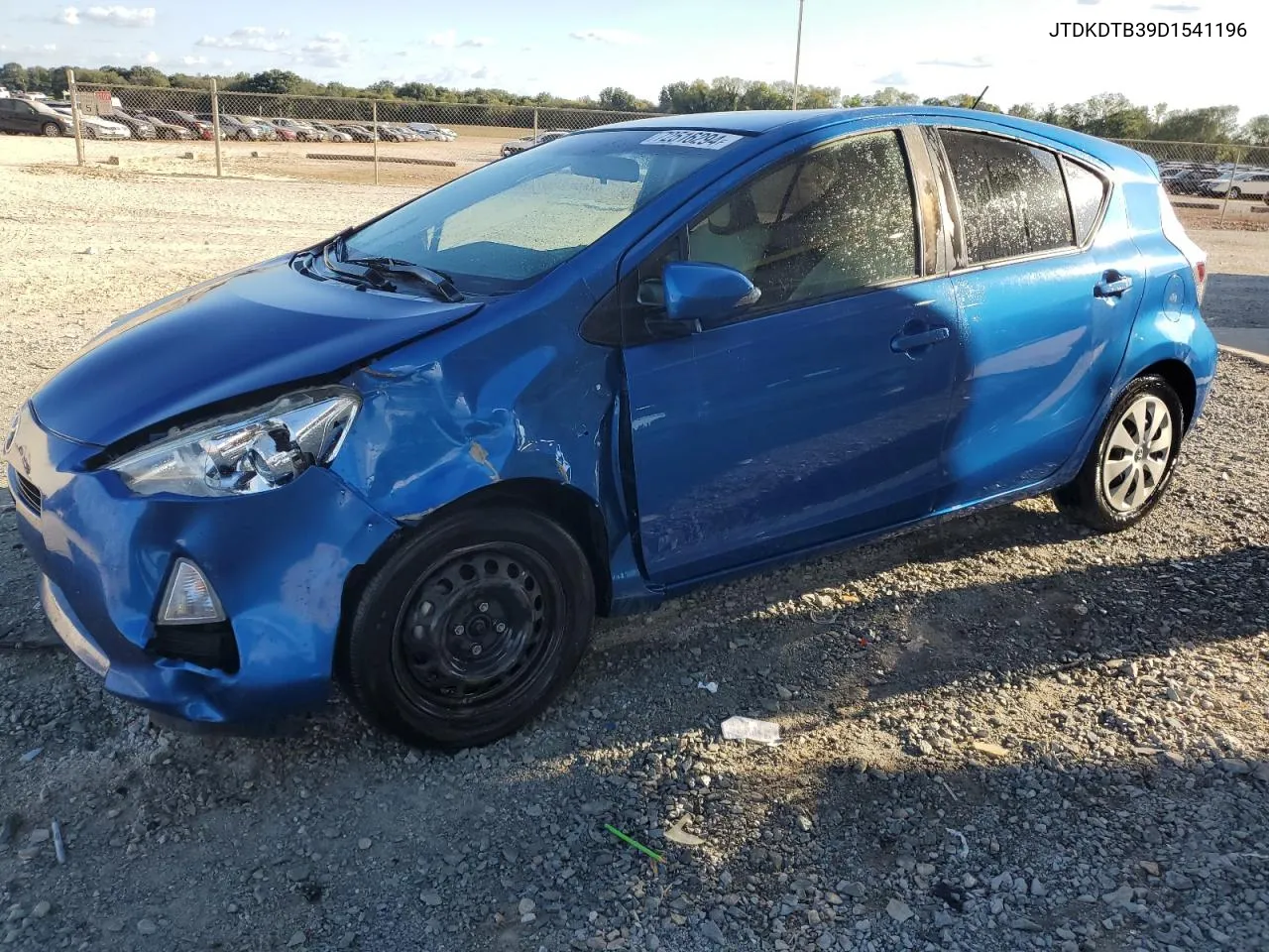 2013 Toyota Prius C VIN: JTDKDTB39D1541196 Lot: 72516294