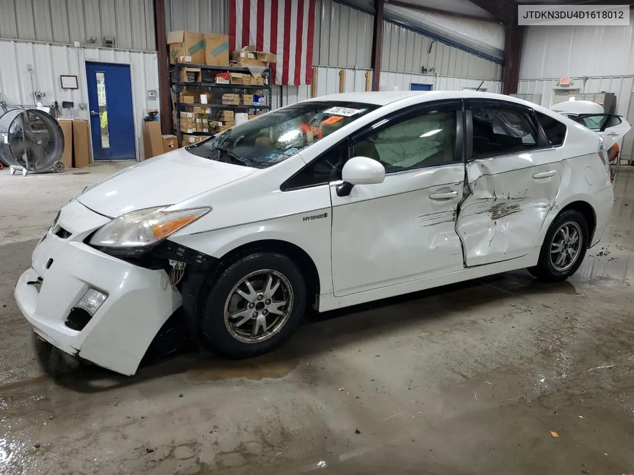 2013 Toyota Prius VIN: JTDKN3DU4D1618012 Lot: 72621434