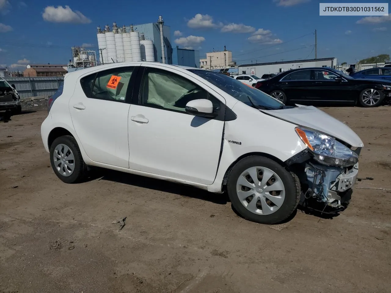 2013 Toyota Prius C VIN: JTDKDTB30D1031562 Lot: 72730164