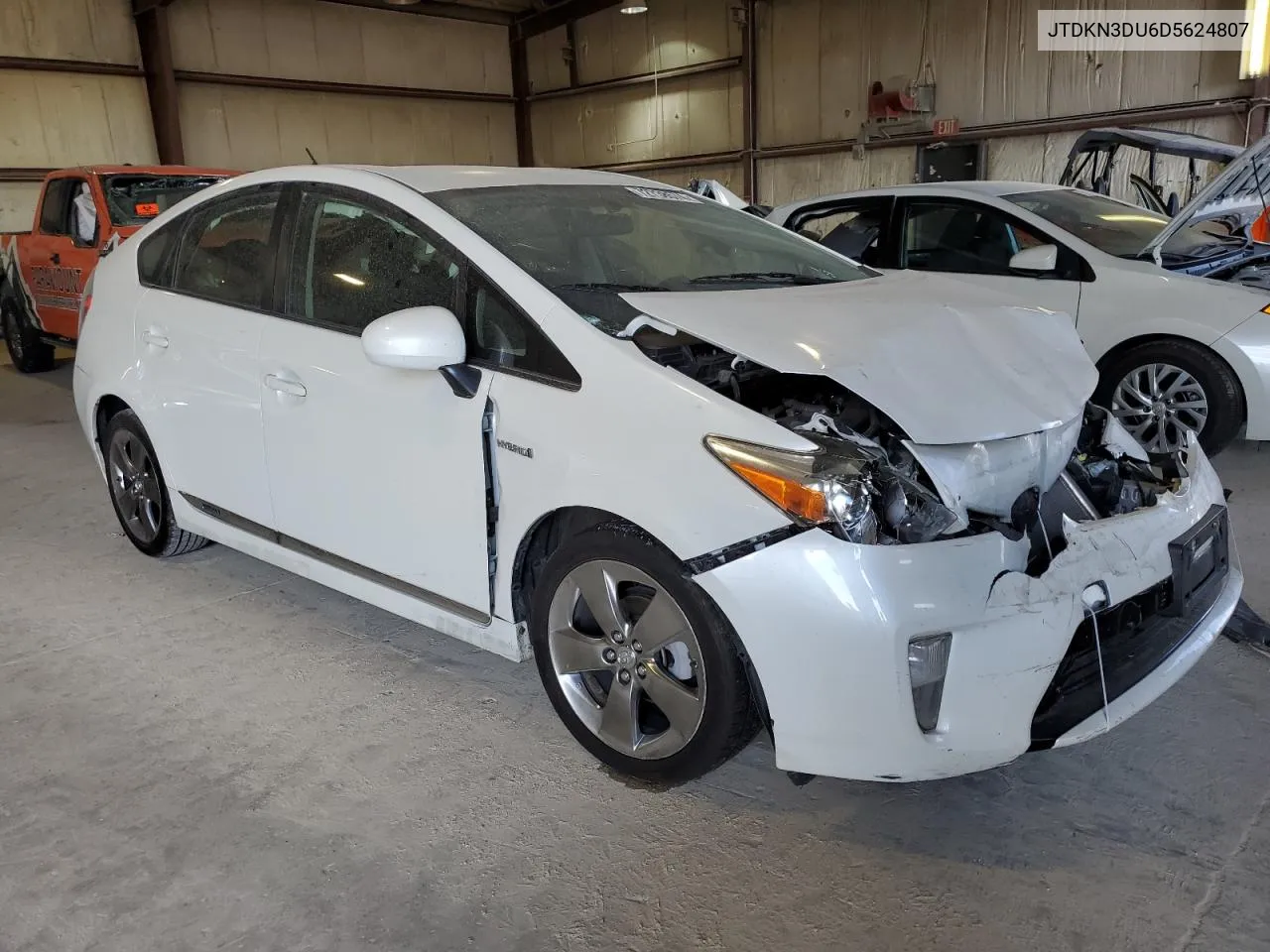 2013 Toyota Prius VIN: JTDKN3DU6D5624807 Lot: 72738574