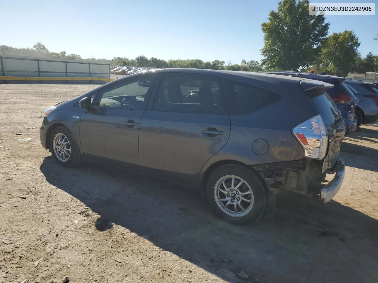 2013 Toyota Prius V VIN: JTDZN3EU3D3242906 Lot: 72811354