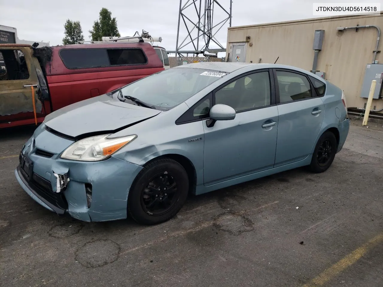 2013 Toyota Prius VIN: JTDKN3DU4D5614518 Lot: 72826004