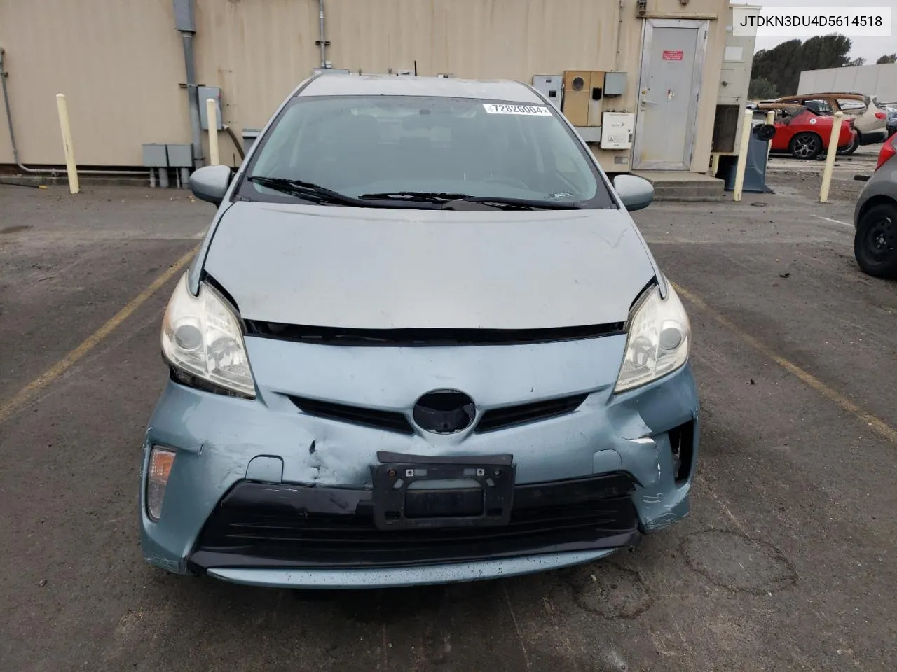 2013 Toyota Prius VIN: JTDKN3DU4D5614518 Lot: 72826004