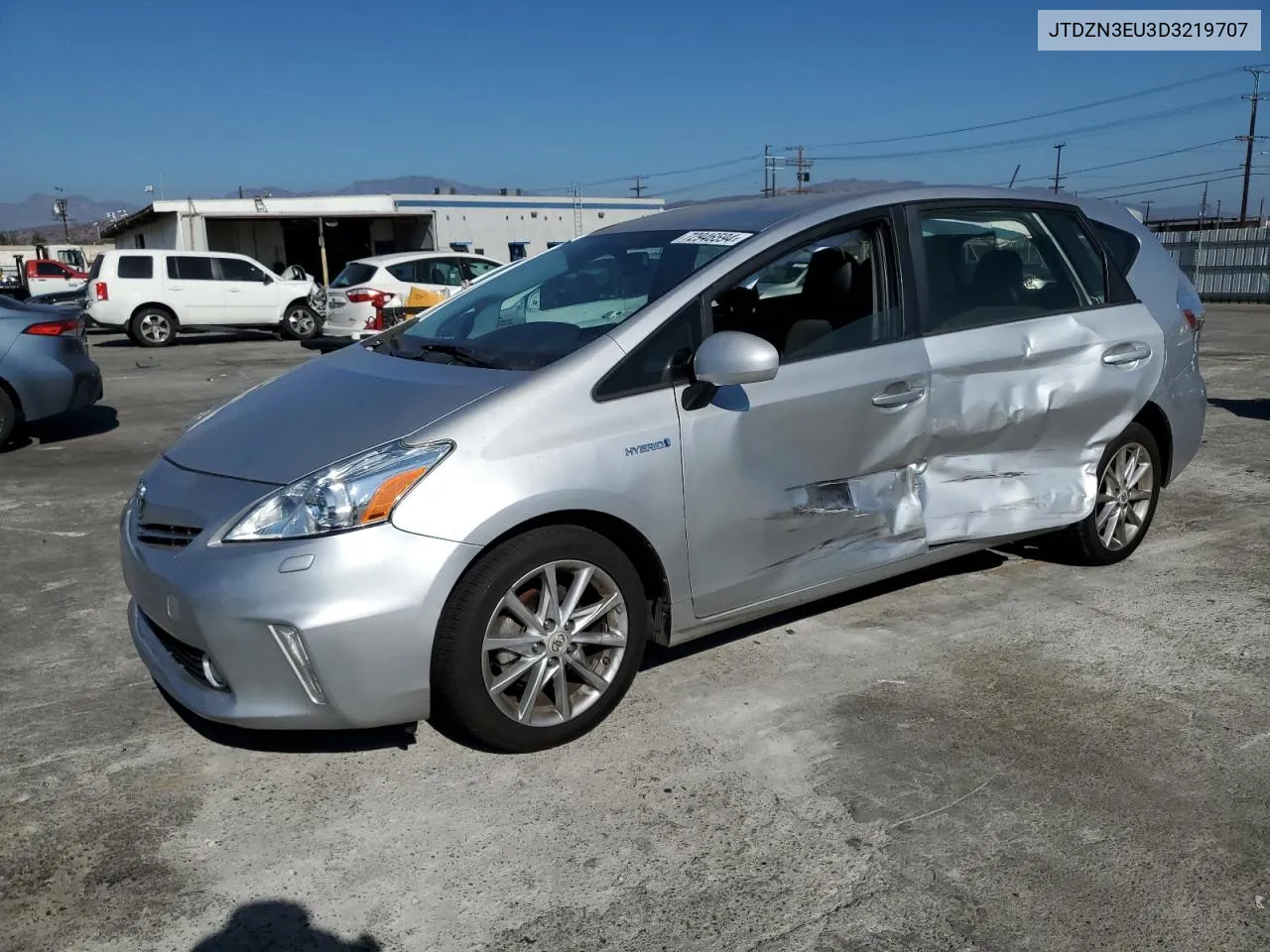 2013 Toyota Prius V VIN: JTDZN3EU3D3219707 Lot: 72946594