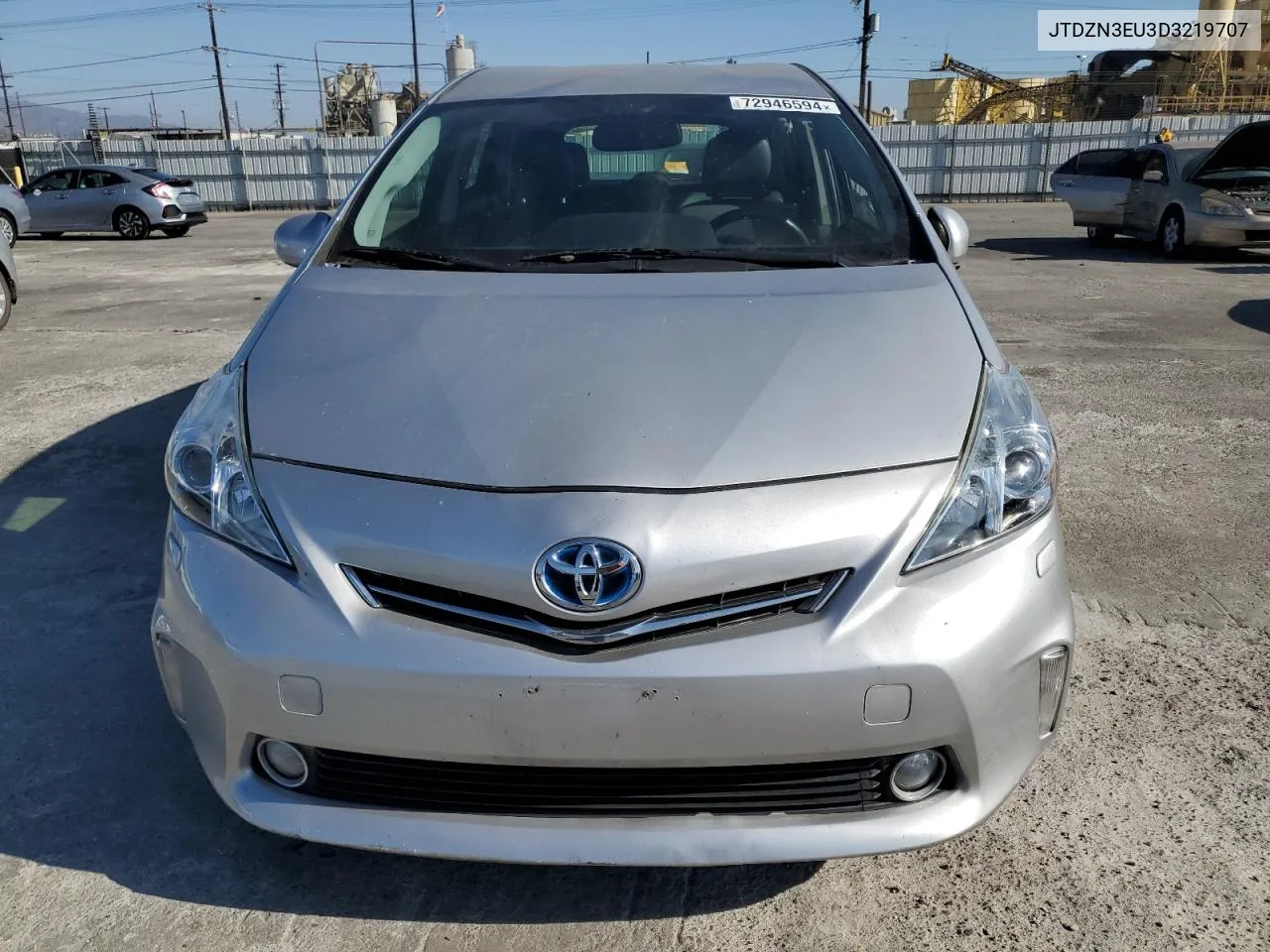 2013 Toyota Prius V VIN: JTDZN3EU3D3219707 Lot: 72946594