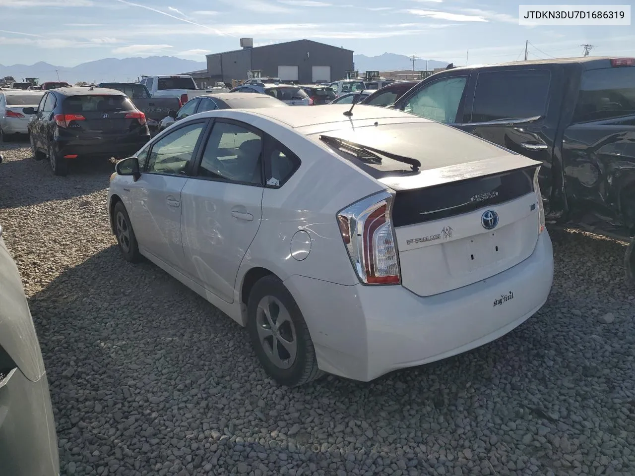 2013 Toyota Prius VIN: JTDKN3DU7D1686319 Lot: 72990484