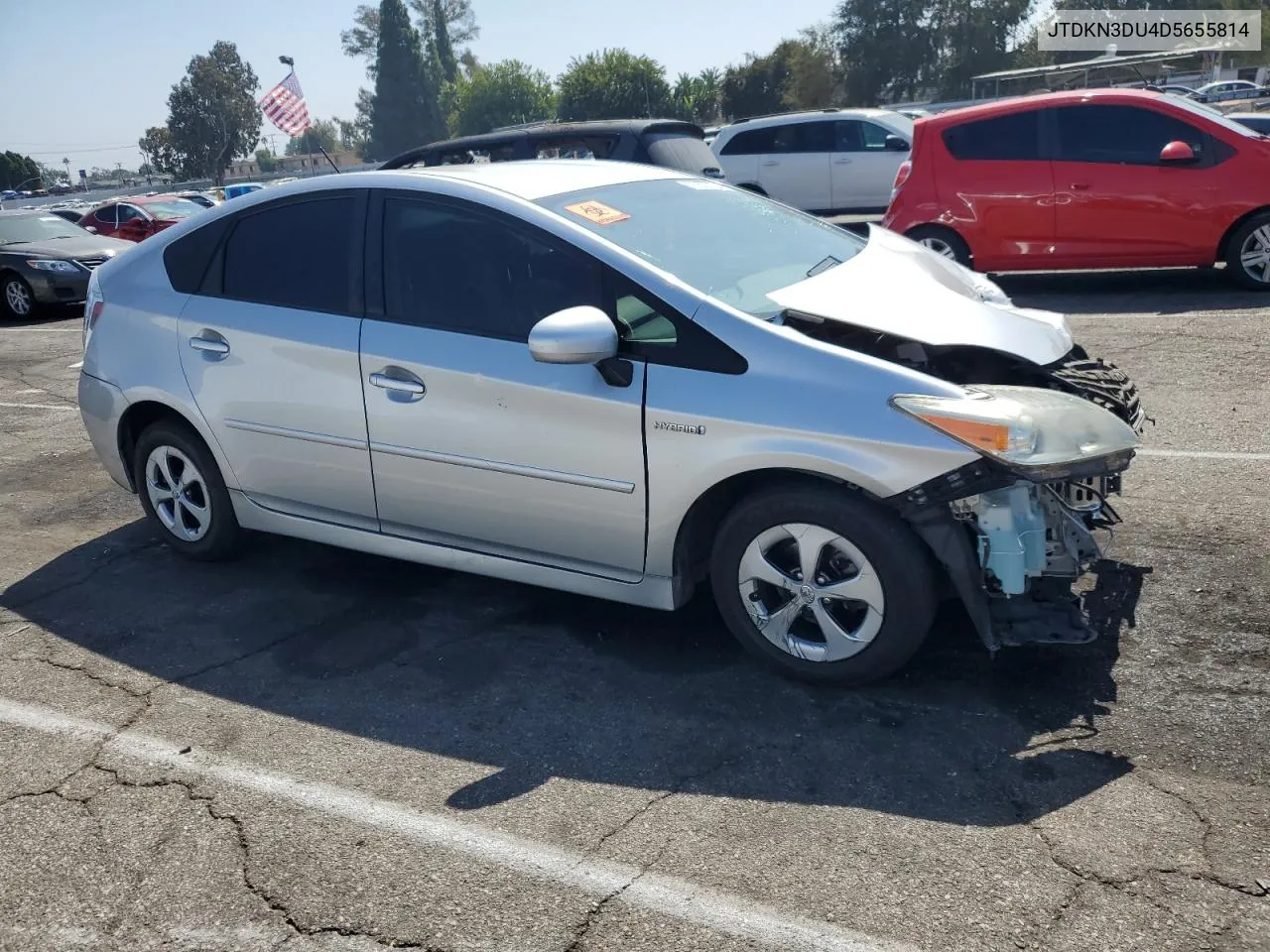 2013 Toyota Prius VIN: JTDKN3DU4D5655814 Lot: 73027934