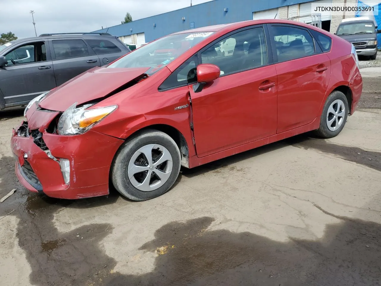 2013 Toyota Prius VIN: JTDKN3DU9D0353691 Lot: 73031954