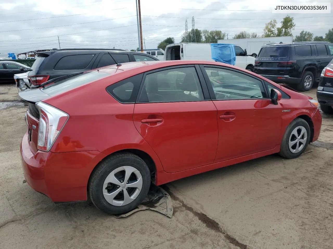 2013 Toyota Prius VIN: JTDKN3DU9D0353691 Lot: 73031954