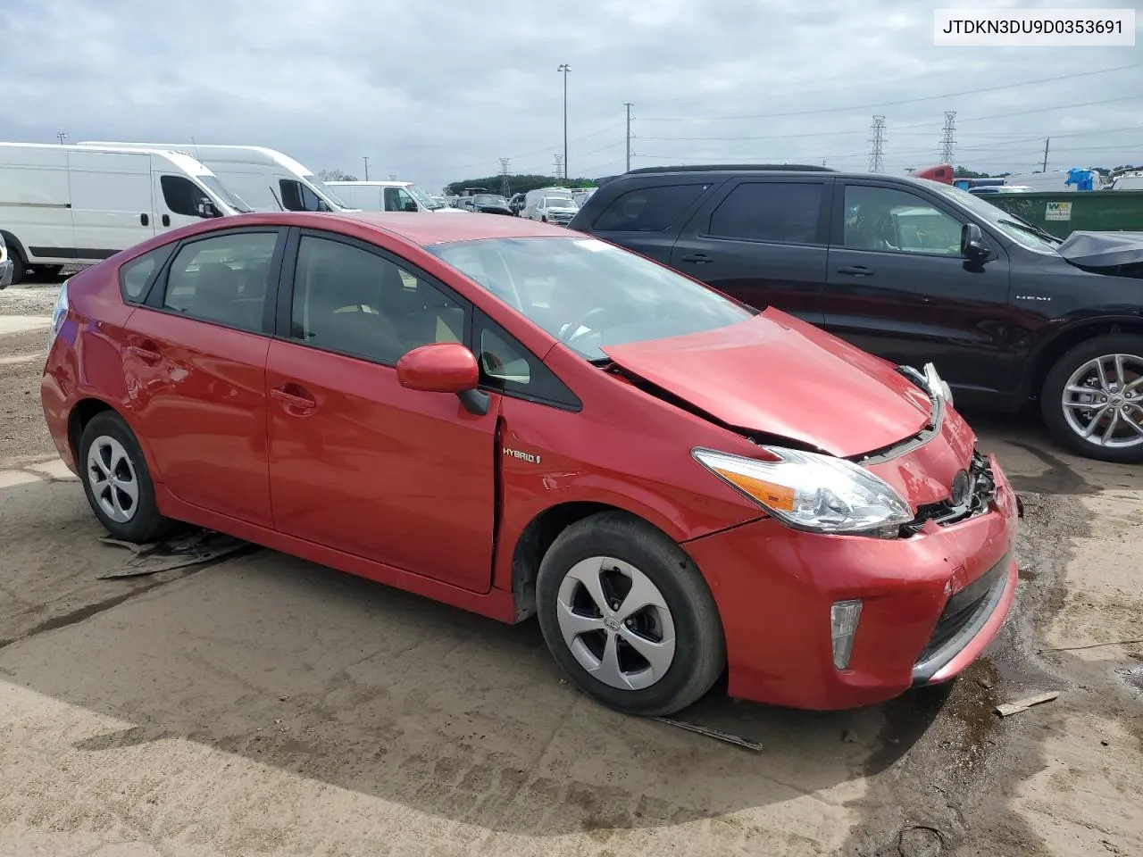 JTDKN3DU9D0353691 2013 Toyota Prius