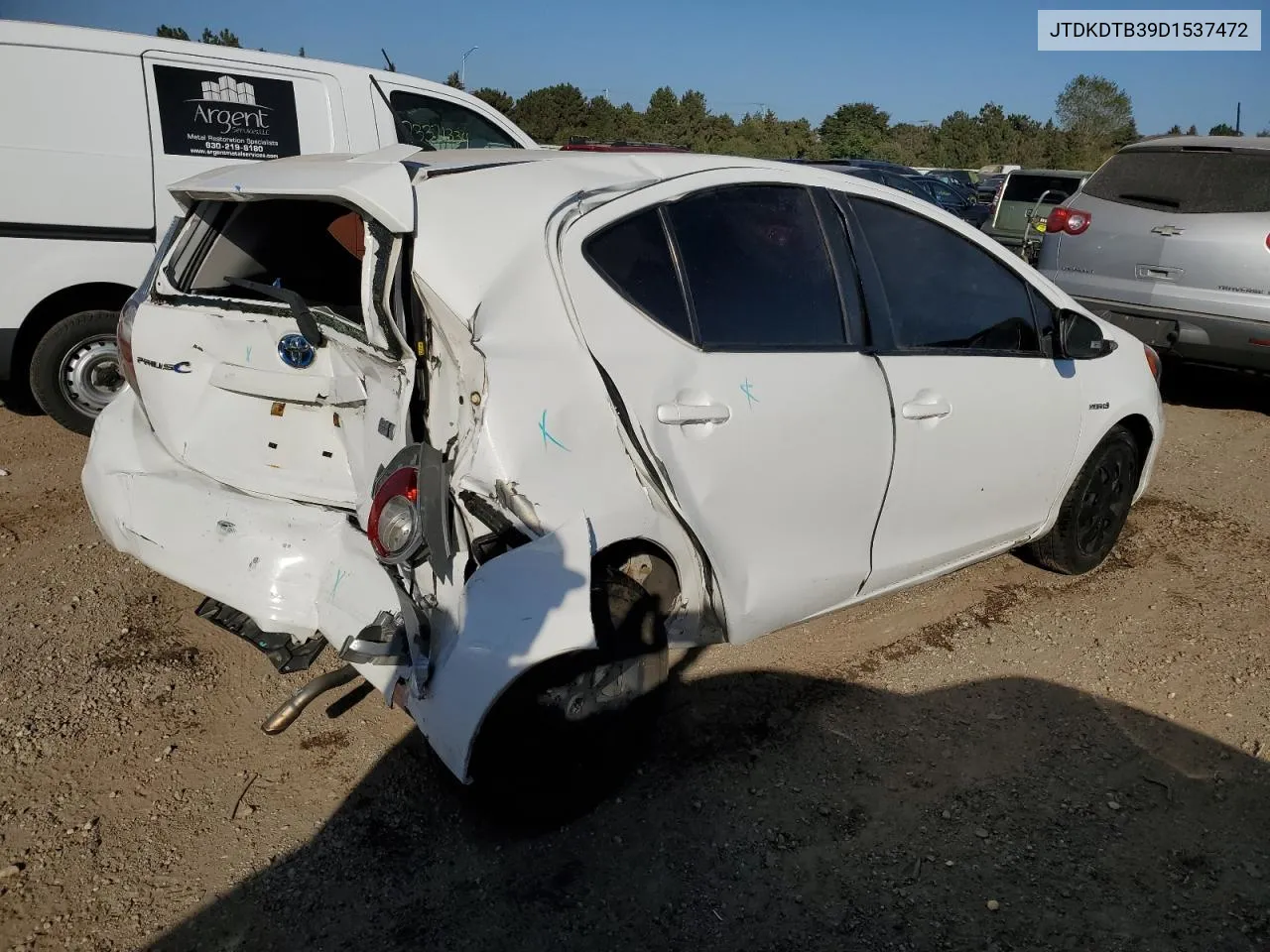 2013 Toyota Prius C VIN: JTDKDTB39D1537472 Lot: 73053514