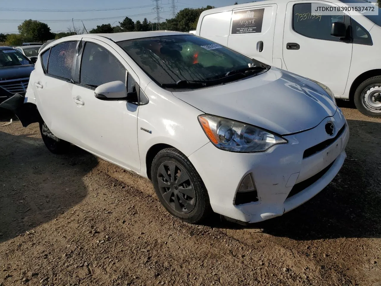 2013 Toyota Prius C VIN: JTDKDTB39D1537472 Lot: 73053514