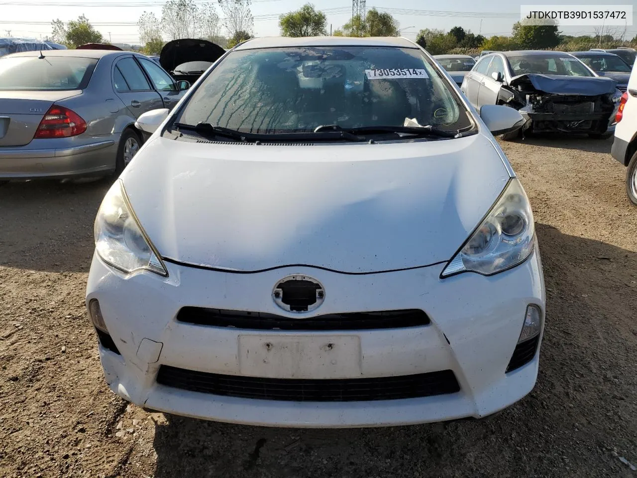 2013 Toyota Prius C VIN: JTDKDTB39D1537472 Lot: 73053514