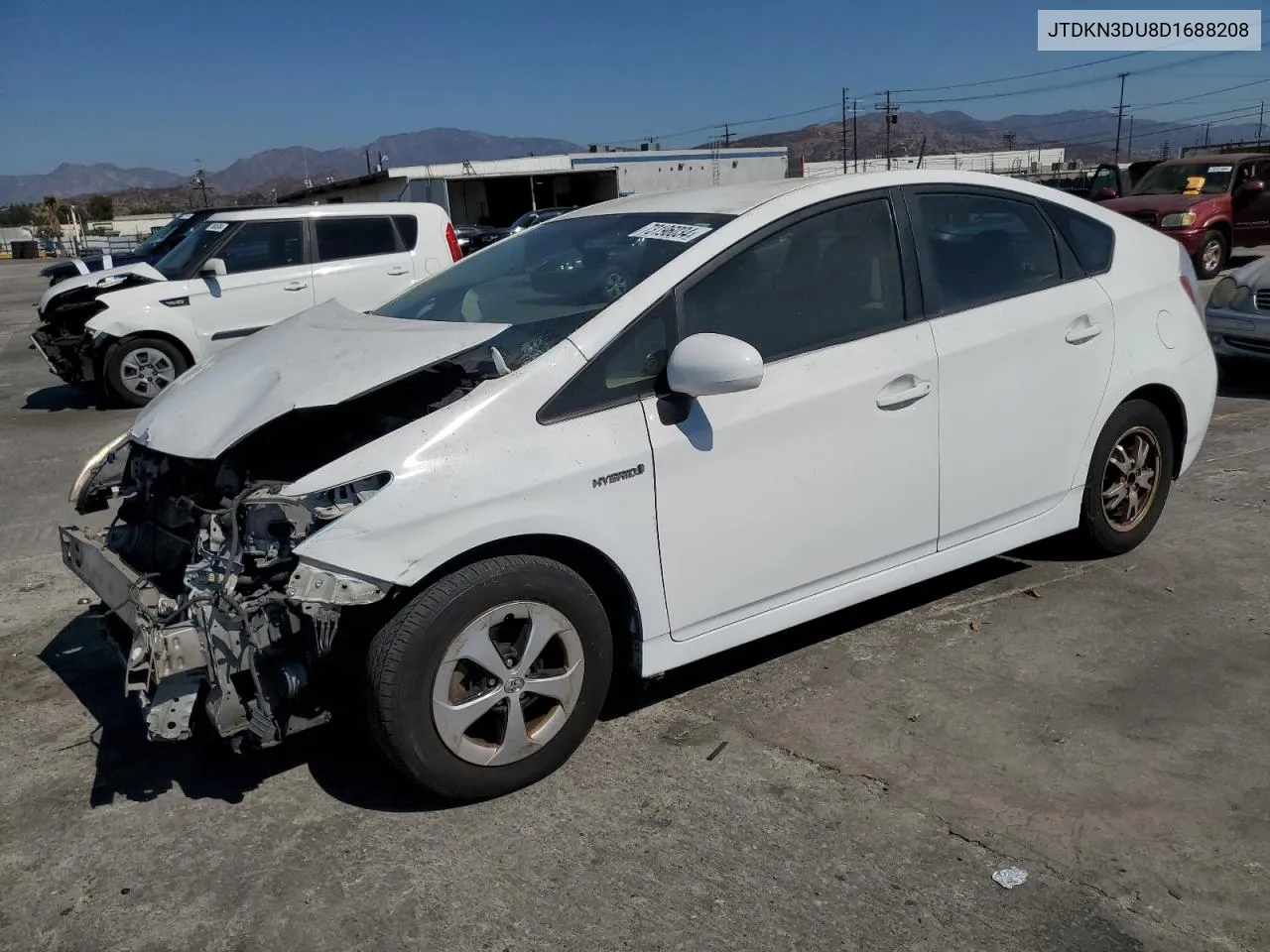 2013 Toyota Prius VIN: JTDKN3DU8D1688208 Lot: 73196034