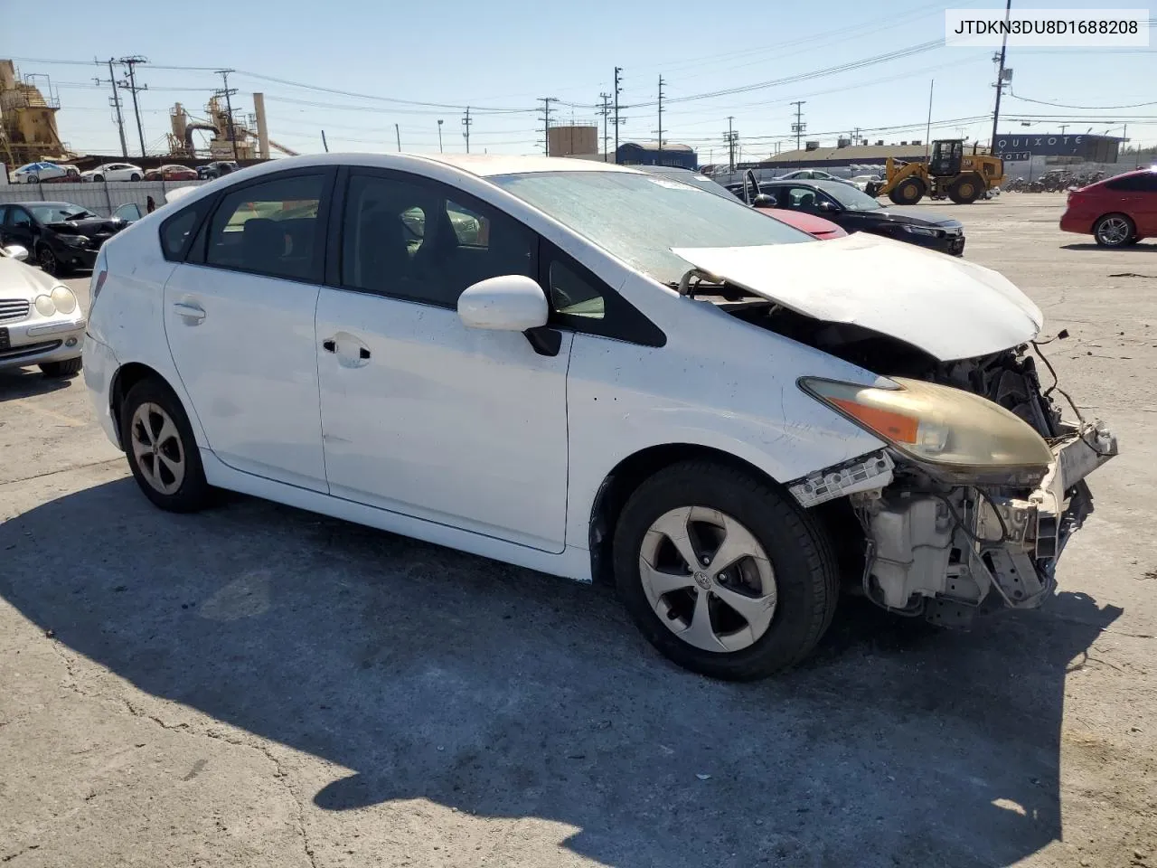 2013 Toyota Prius VIN: JTDKN3DU8D1688208 Lot: 73196034