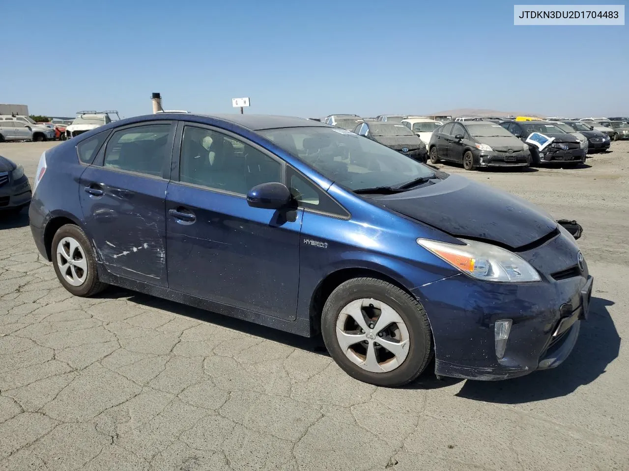 JTDKN3DU2D1704483 2013 Toyota Prius