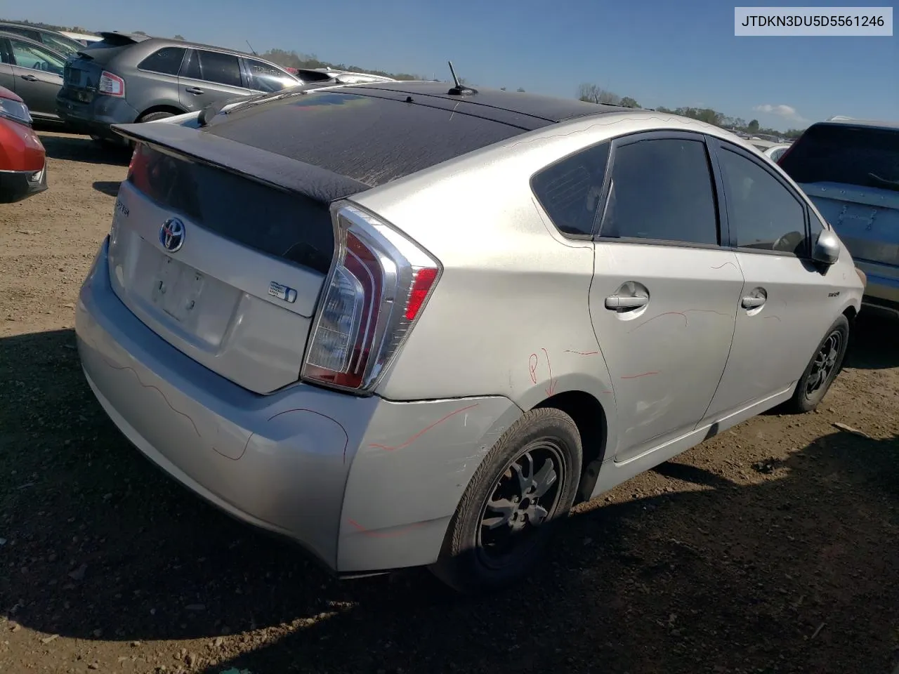 2013 Toyota Prius VIN: JTDKN3DU5D5561246 Lot: 73336244