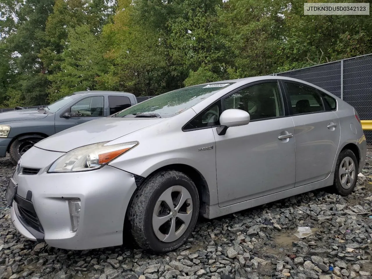 2013 Toyota Prius VIN: JTDKN3DU5D0342123 Lot: 73389054