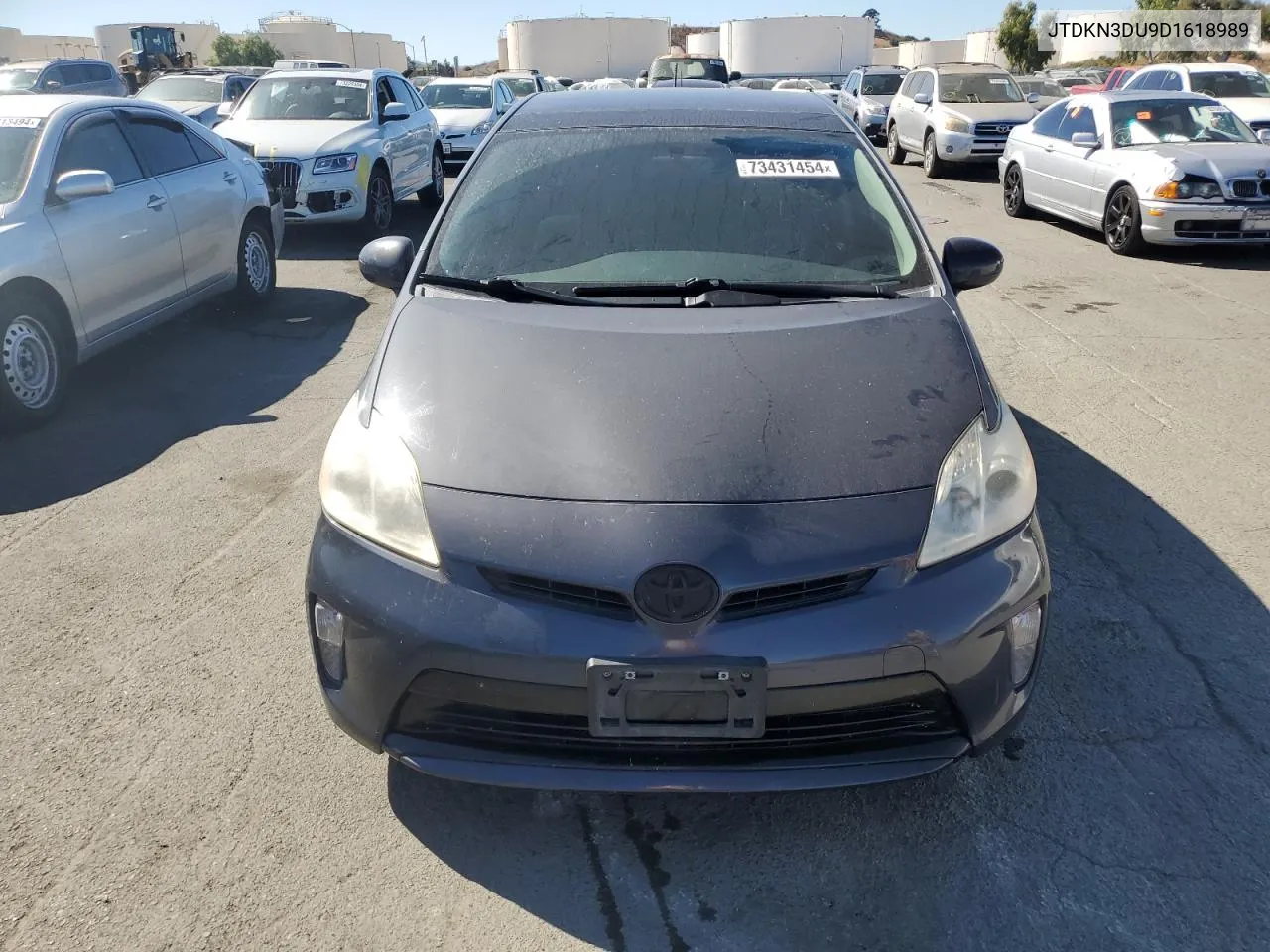 2013 Toyota Prius VIN: JTDKN3DU9D1618989 Lot: 73431454