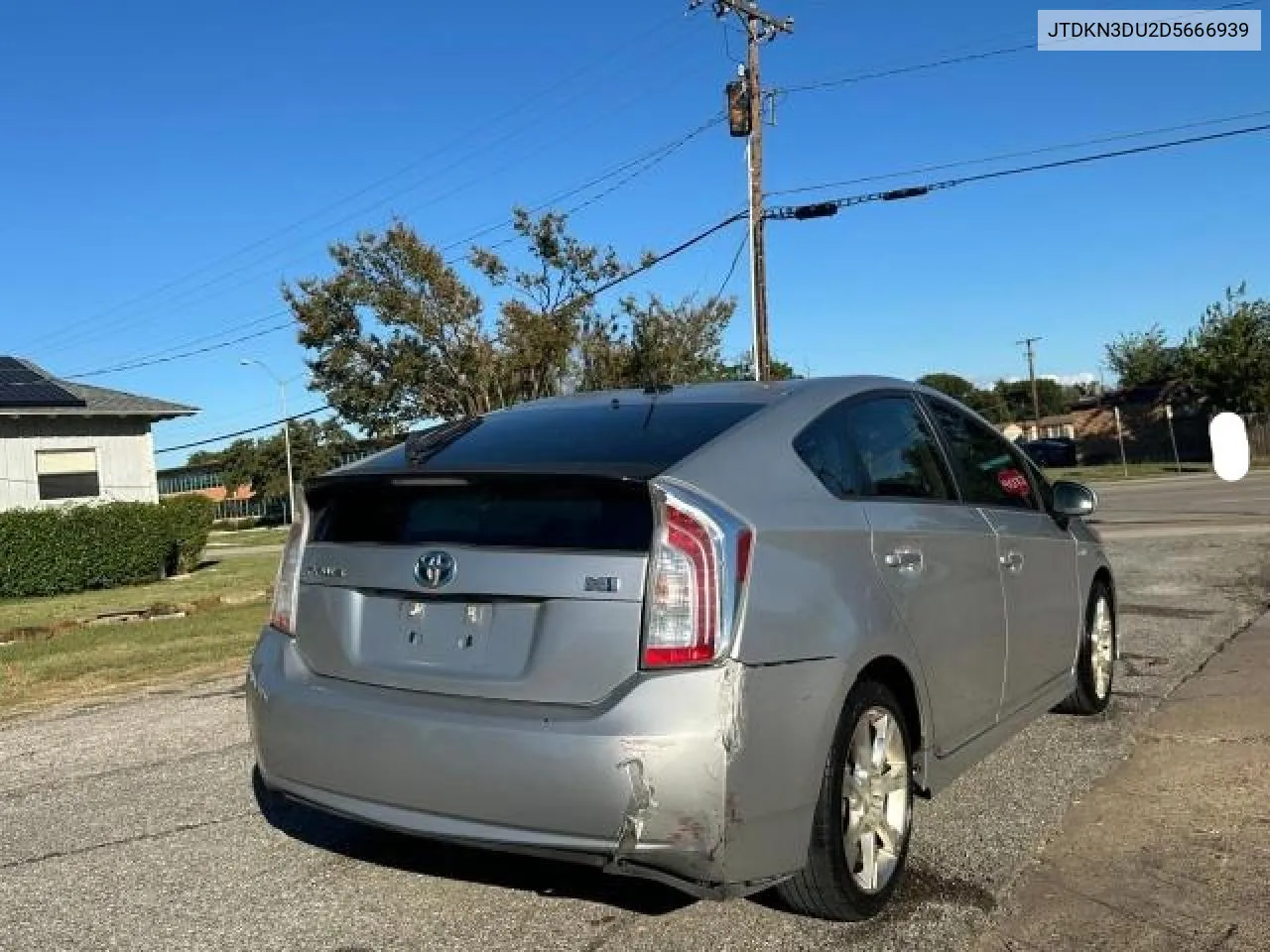 2013 Toyota Prius VIN: JTDKN3DU2D5666939 Lot: 73438894