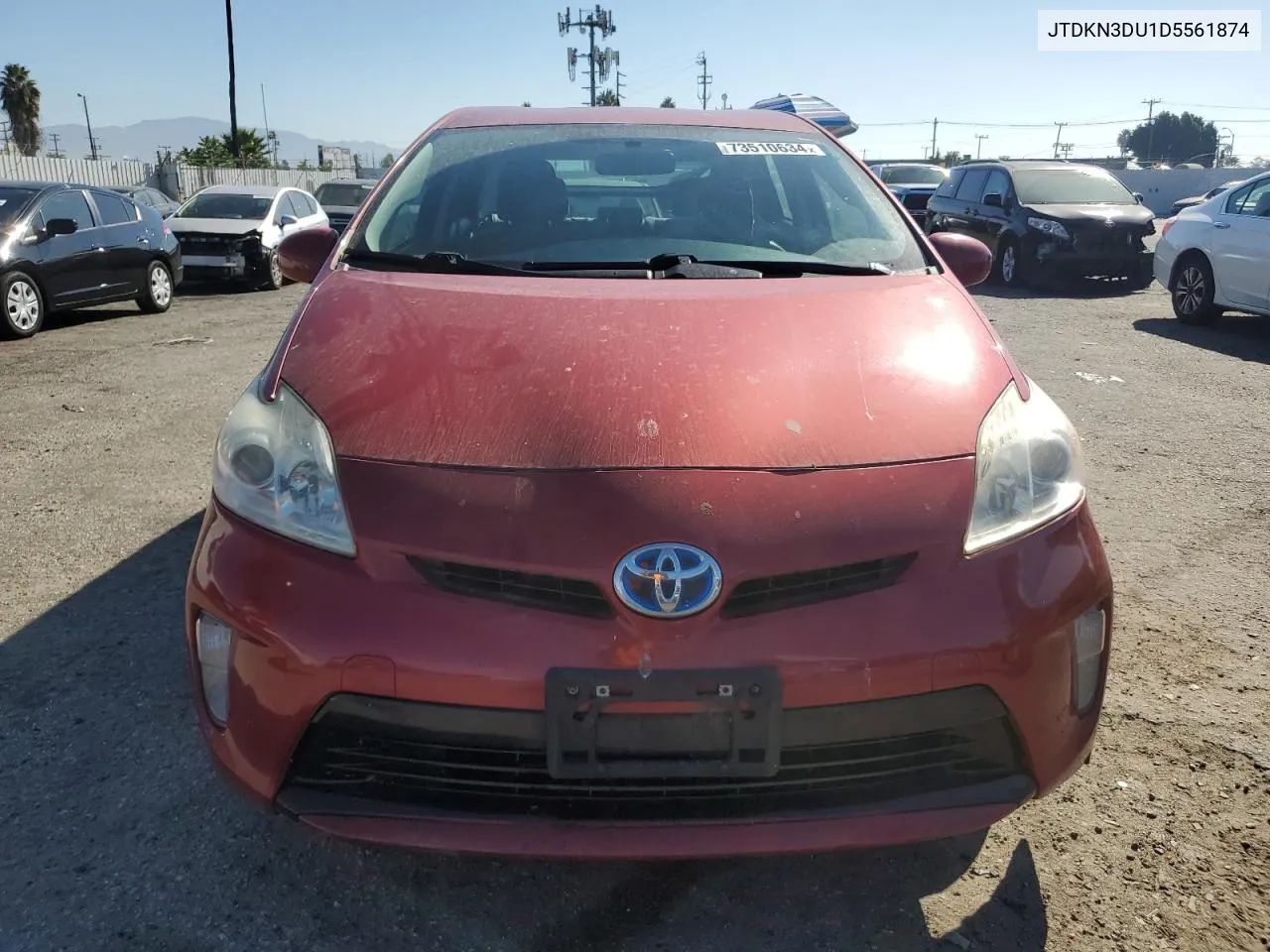 JTDKN3DU1D5561874 2013 Toyota Prius