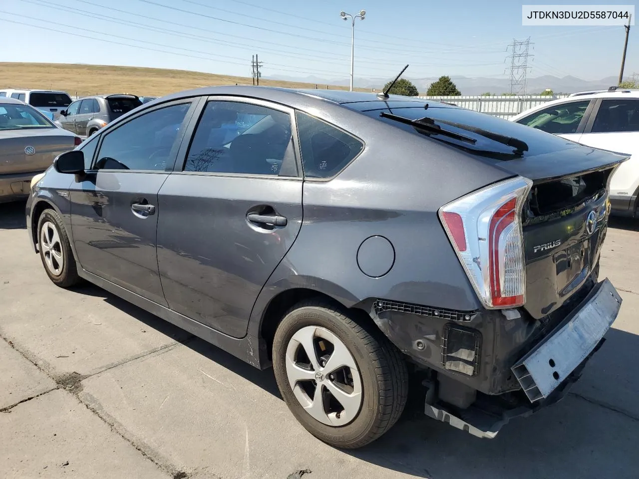 2013 Toyota Prius VIN: JTDKN3DU2D5587044 Lot: 73512284