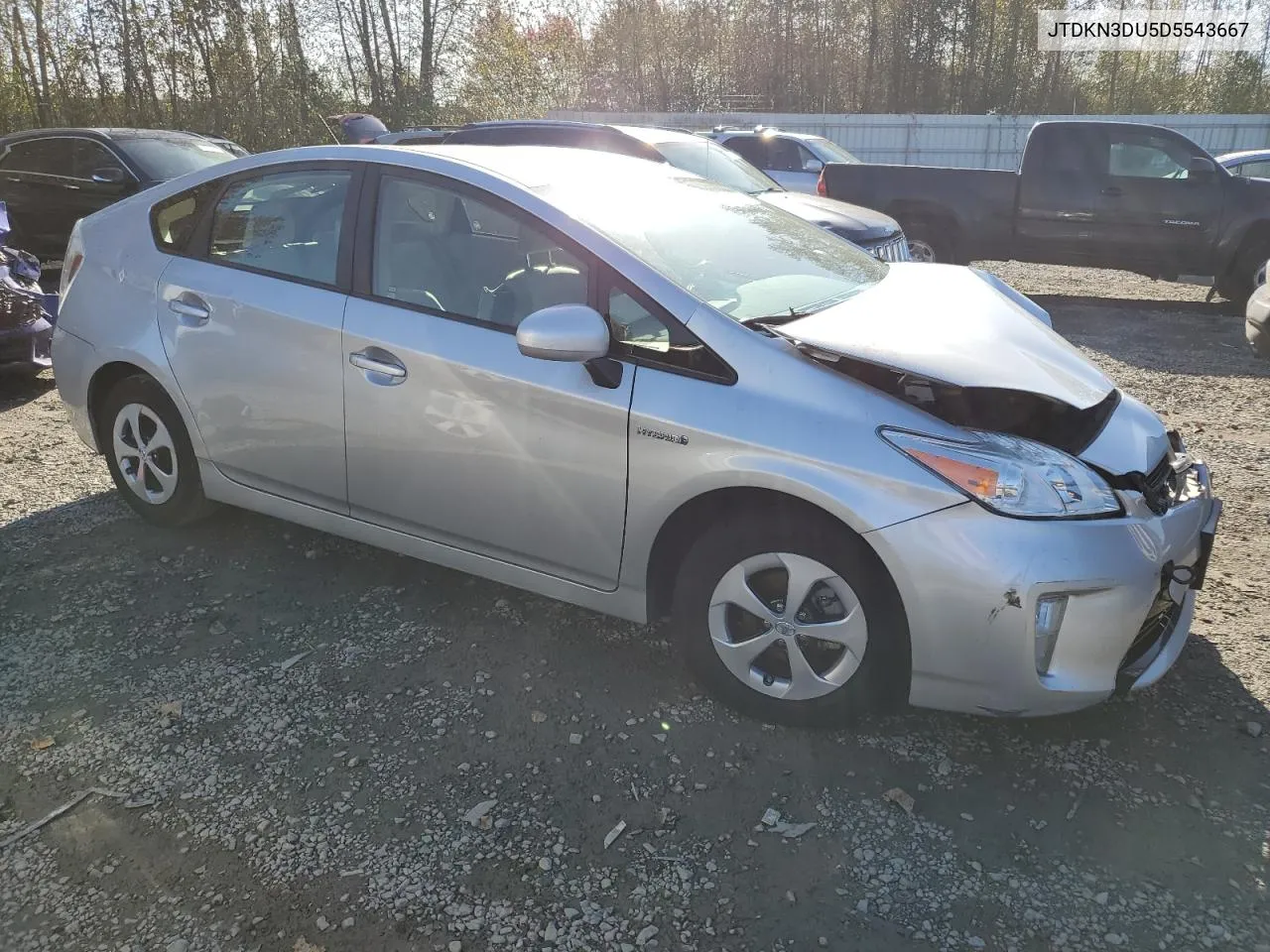 2013 Toyota Prius VIN: JTDKN3DU5D5543667 Lot: 73536734