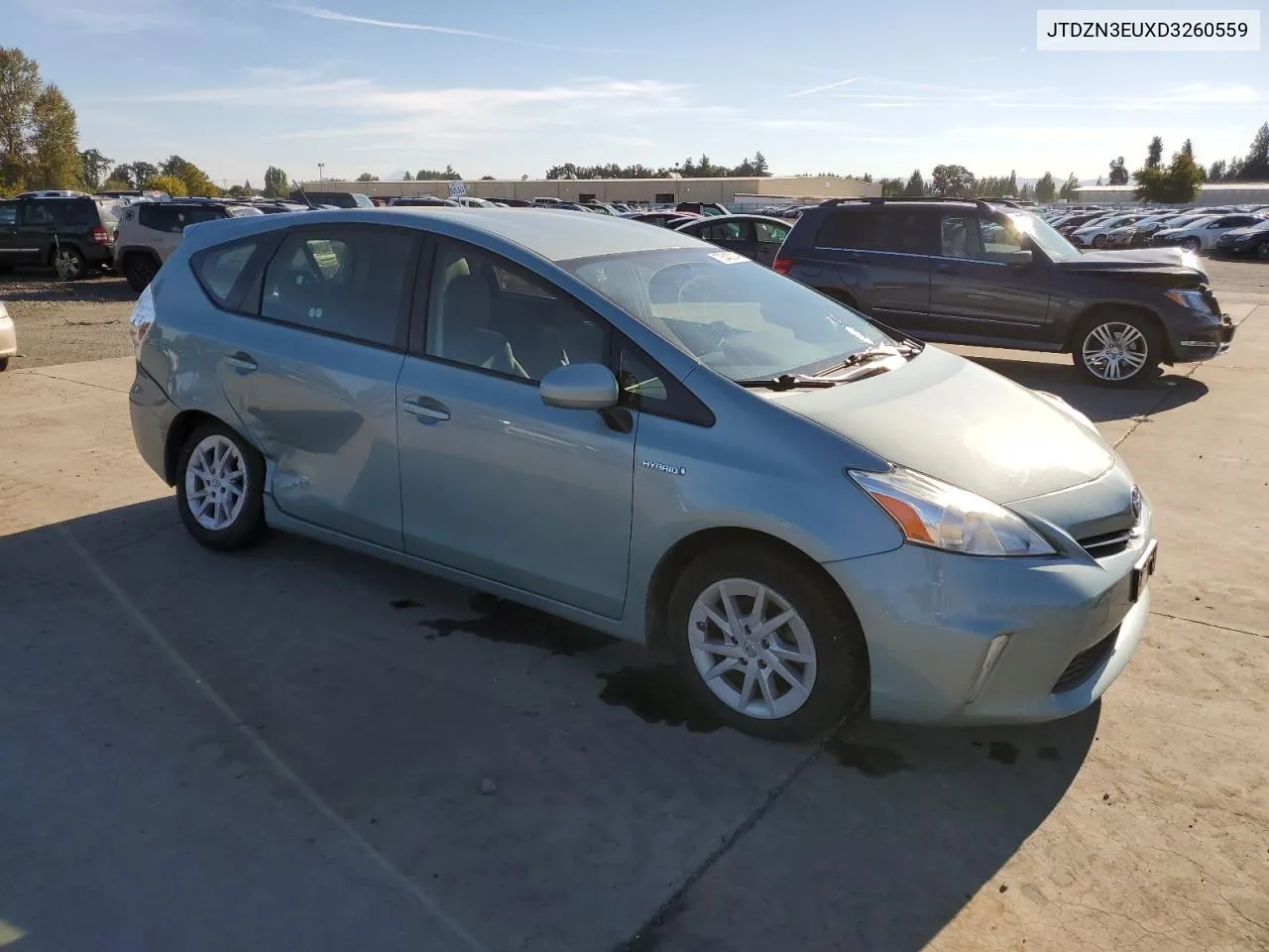 2013 Toyota Prius V VIN: JTDZN3EUXD3260559 Lot: 73540214