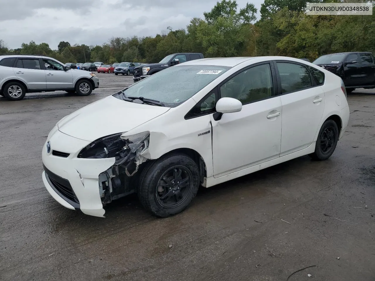 JTDKN3DU9D0348538 2013 Toyota Prius