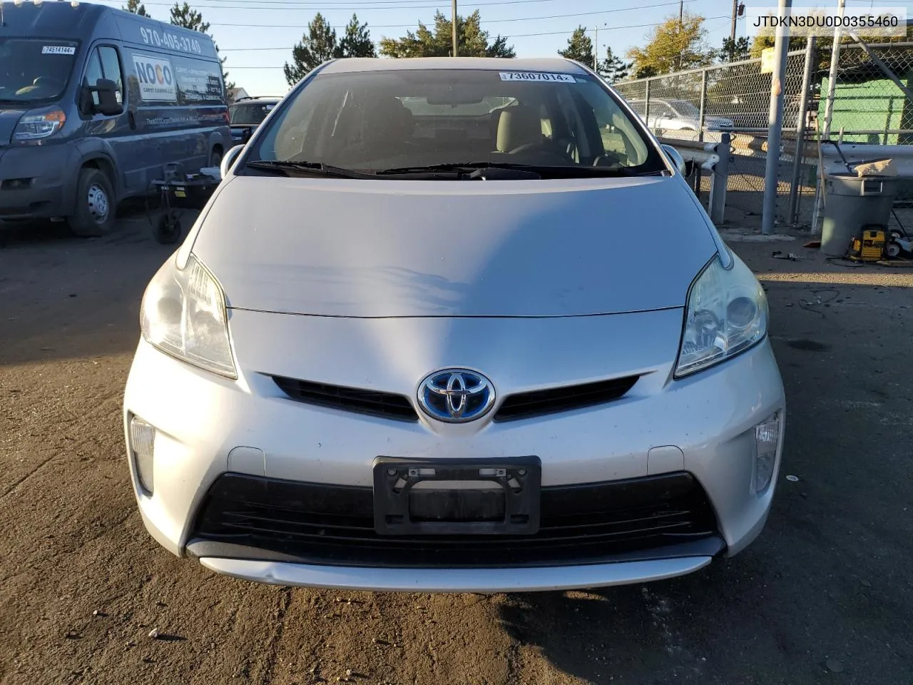 2013 Toyota Prius VIN: JTDKN3DU0D0355460 Lot: 73607014